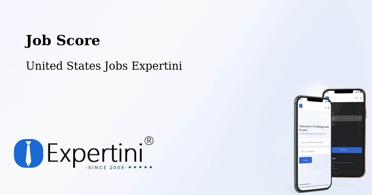 Job Score & Job Description Score Tool – Cavetown - United States Jobs Expertini