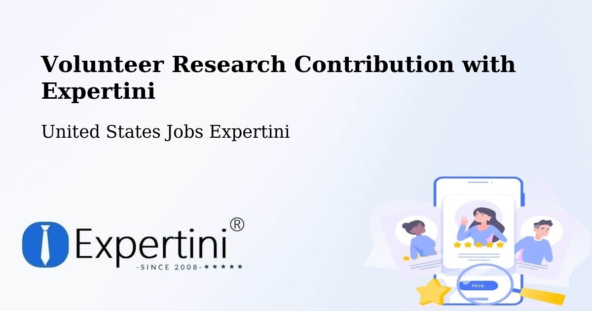 Volunteer Research Contribution Program – Cavetown - United States Jobs Expertini
